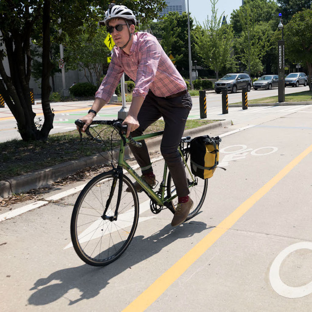 Person riding bike