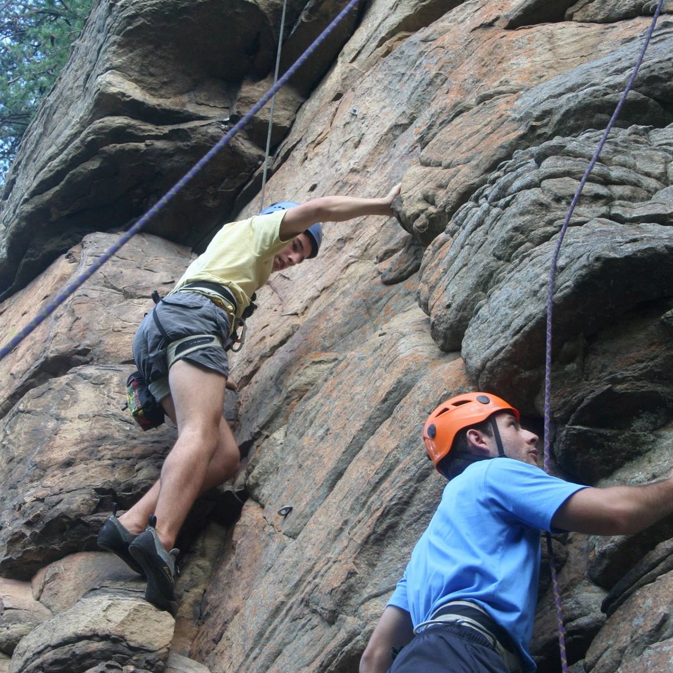 Rock climbing