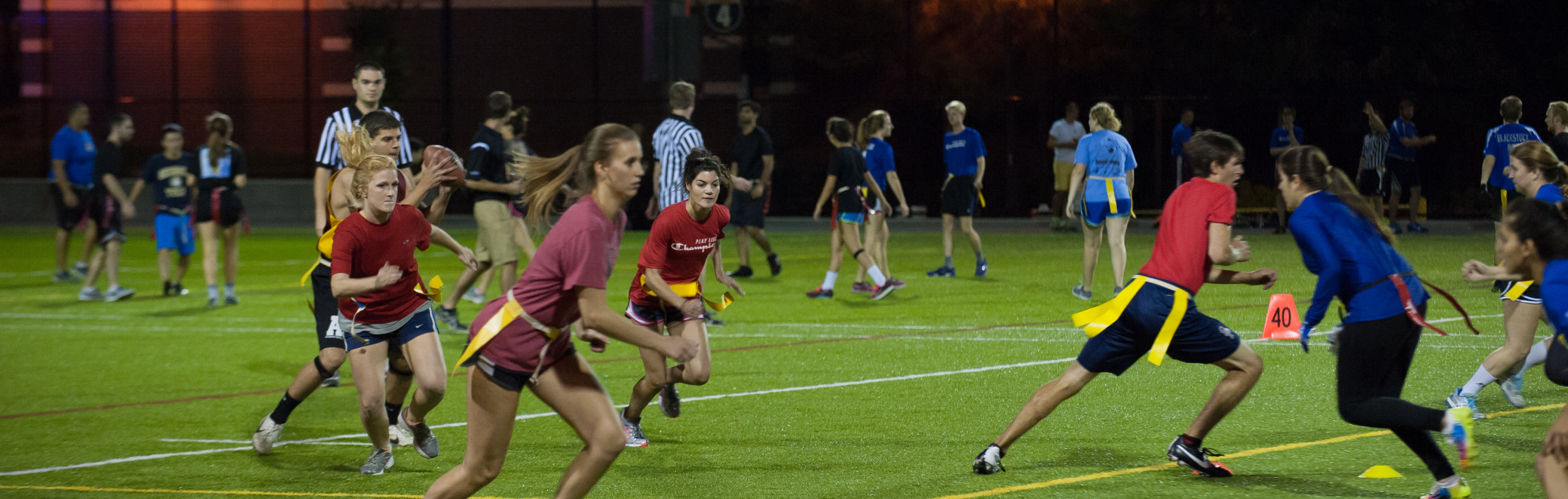 ntramural flag football games on the E. Roe Stamps IV Student Athletic Fields and the Campus Recreation Center (CRC)