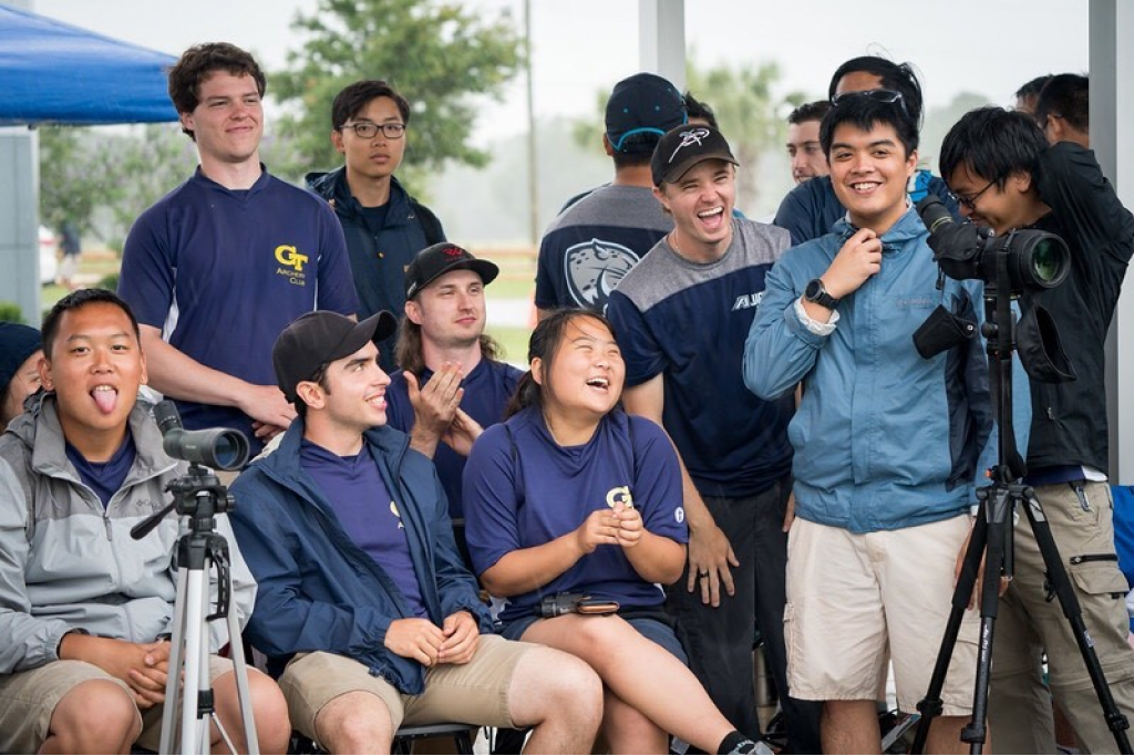 Group of students outside