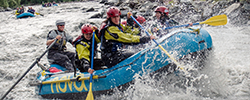 Whitewater rafting