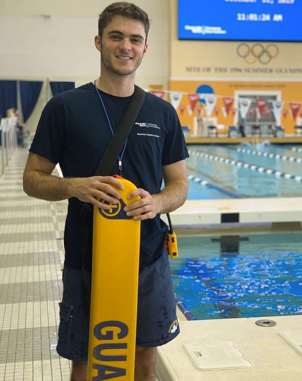 A male GT student who's a lifeguard at the CRC.