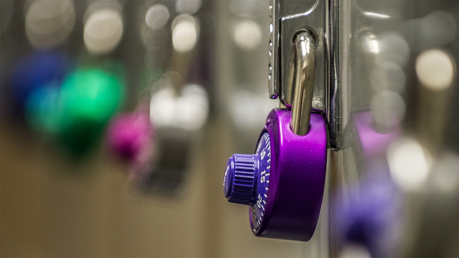 Colorful padlocks.