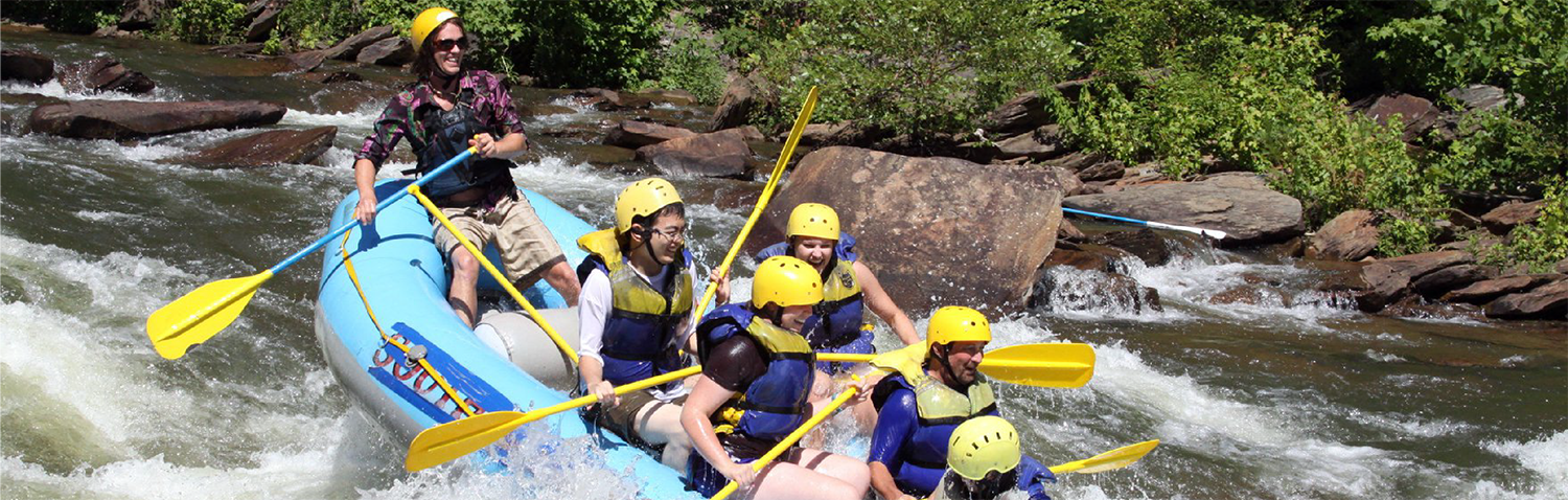 White water rafting.