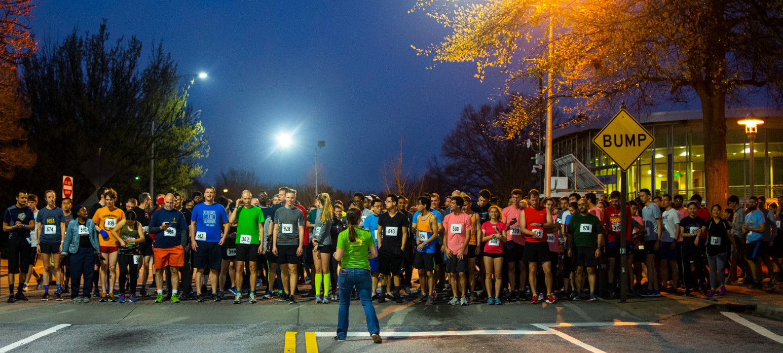 The 2019 Pi Mile 5 K start line.